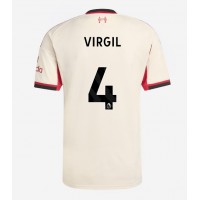 Liverpool Virgil van Dijk #4 Fotballklær Bortedrakt 2025-26 Kortermet